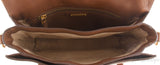Miu Miu Patina Brown Cervo Leather Bag