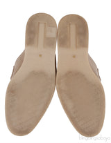 Loro Piana Babouche Charms Walk Loafers Beige Pink Mules