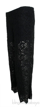 Black Lace Trouser