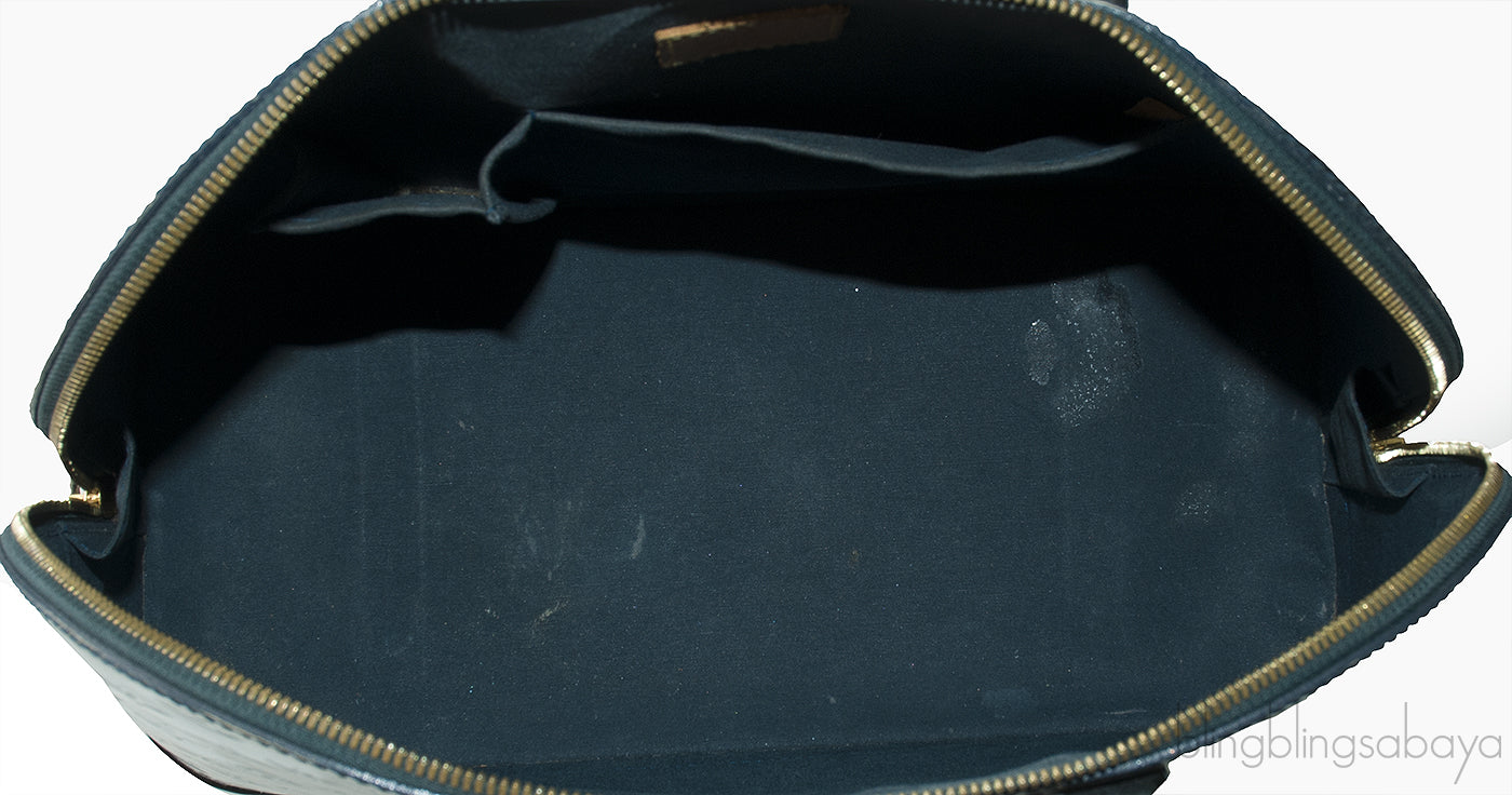 Louis Vuitton Alma Monogram Vernis Dark Green GM