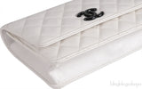 Chanel White Caviar Quilted My Everything WOC Bag
