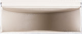 Silver Palmette Oval Minaudiere Clutch