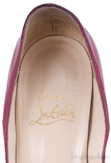 Lady Peep 150 Eel Red Pump