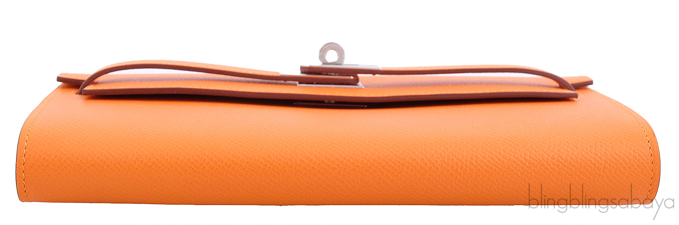 Kelly Classique To Go Wallet Apricot PHW