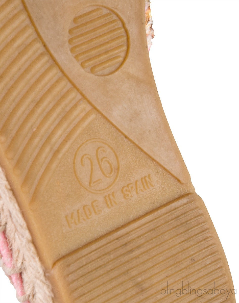 Pineapple Print Kids Espadrille