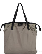 Taupe Nylon Tote bag