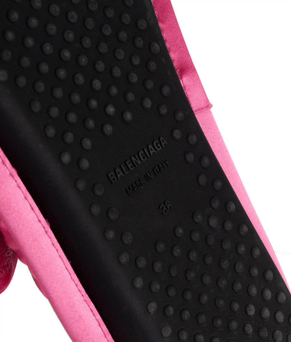 Home Quilted Satin Slides