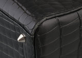 Lady Dior Black Crocodile Medium