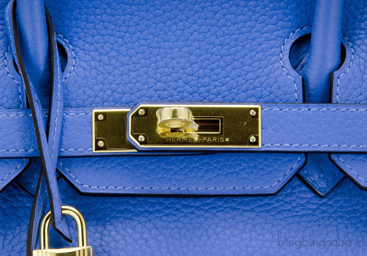 Birkin 30 Bleu Paradise Taurillon GHW