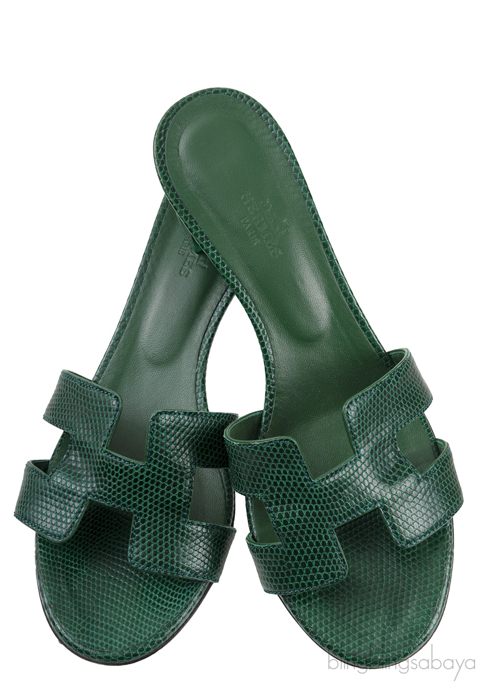 Oasis Vert Lizard Sandals
