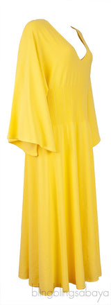 Augusta Yellow Knitted Dress
