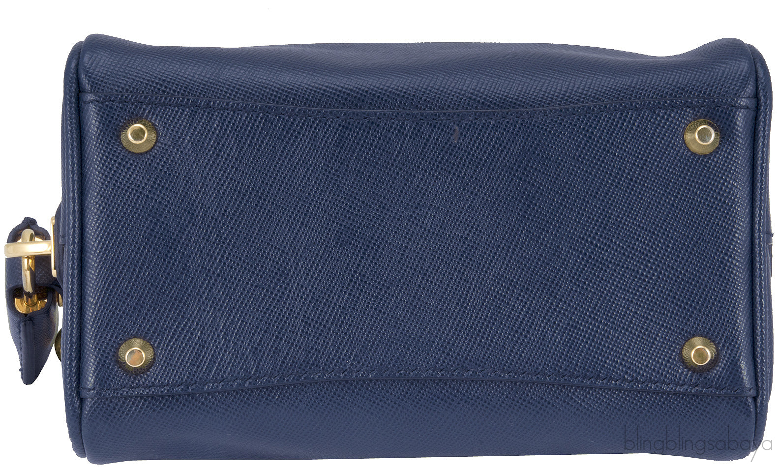 Navy Blue Mini Top Handle Bag