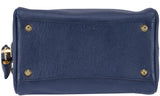 Navy Blue Mini Top Handle Bag