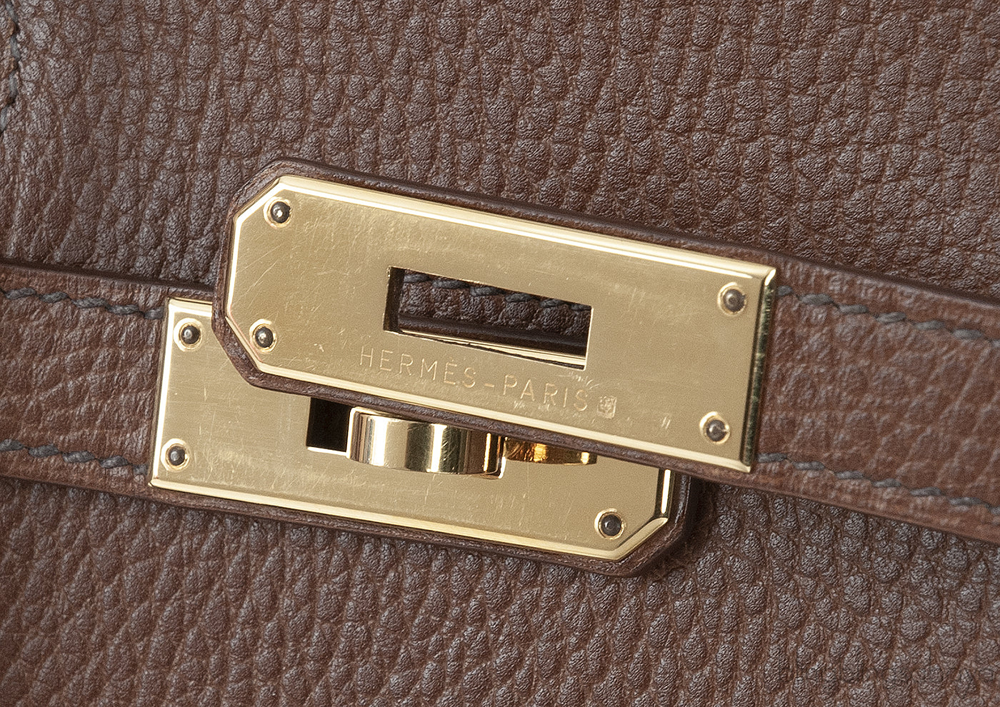 Birkin 40 Dark Brown Ardennes GHW