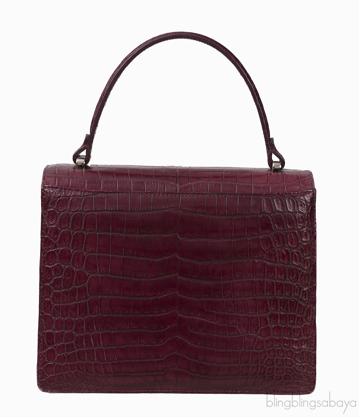 Maxime Bordeaux Crocodile Bag