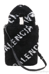 Faux Fur Phone Holder Bag