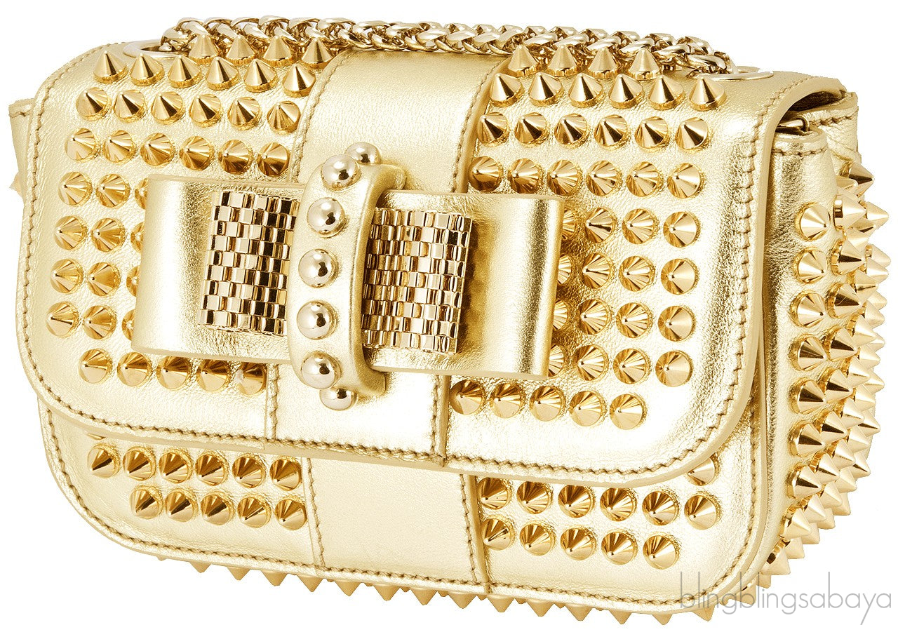 Sweet Charity Gold Studs Mini Bag