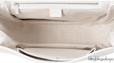 Gucci White Large Bamboo Top Handle Bag