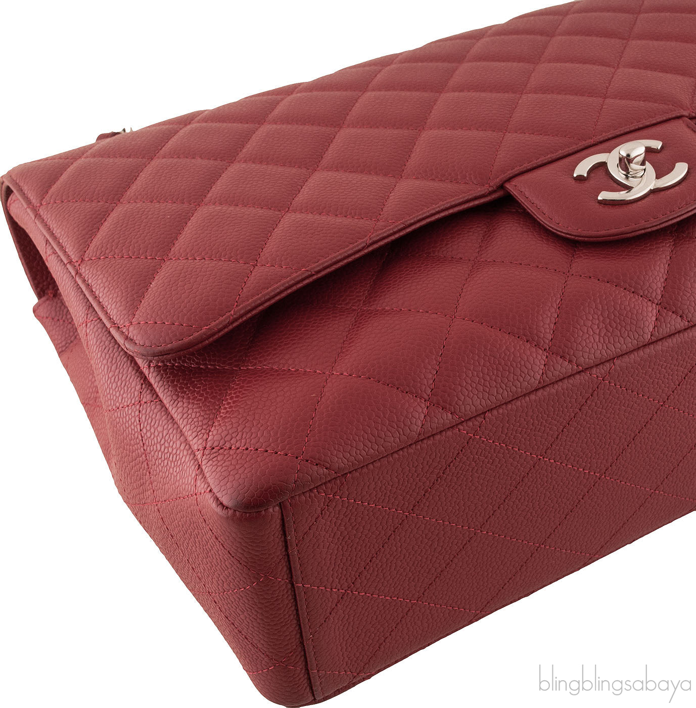 Red Caviar Maxi Flap Bag