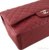 Red Caviar Maxi Flap Bag