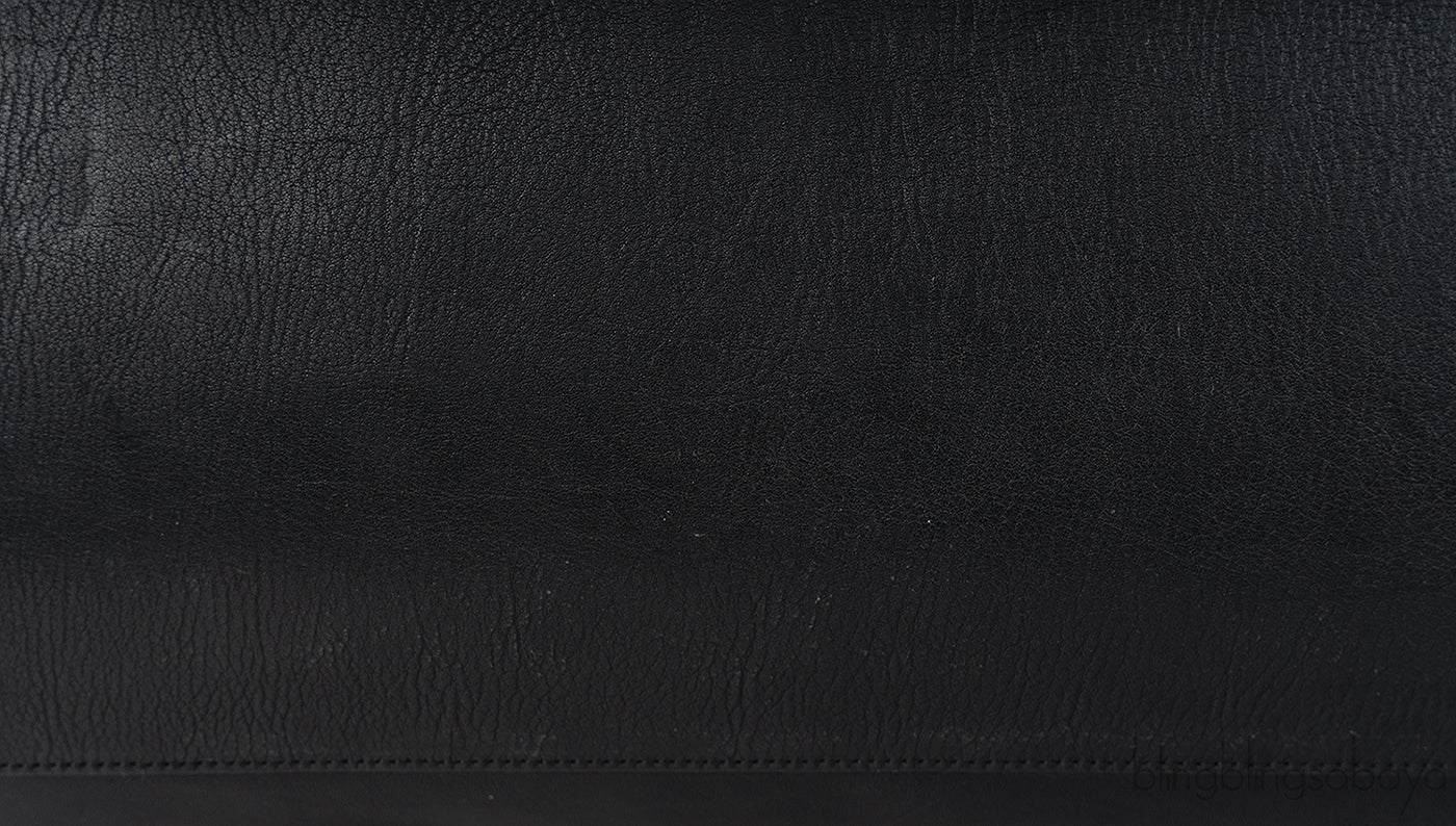 Saint Laurent Black Raffia Rive Gauche Black Oversize Tote