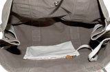 Brown Cotton Canvas Tote