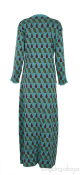 Leisure Jacquard-Knit Cotton Blend Dress