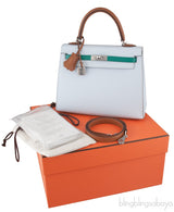 Kelly 25 Tri-color Epsom Sellier