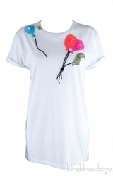 Balloon Embellished T-shirt