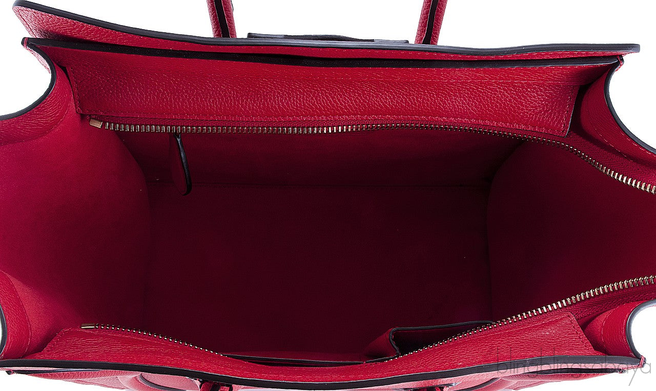 Mini Luggage Coquelicot Red
