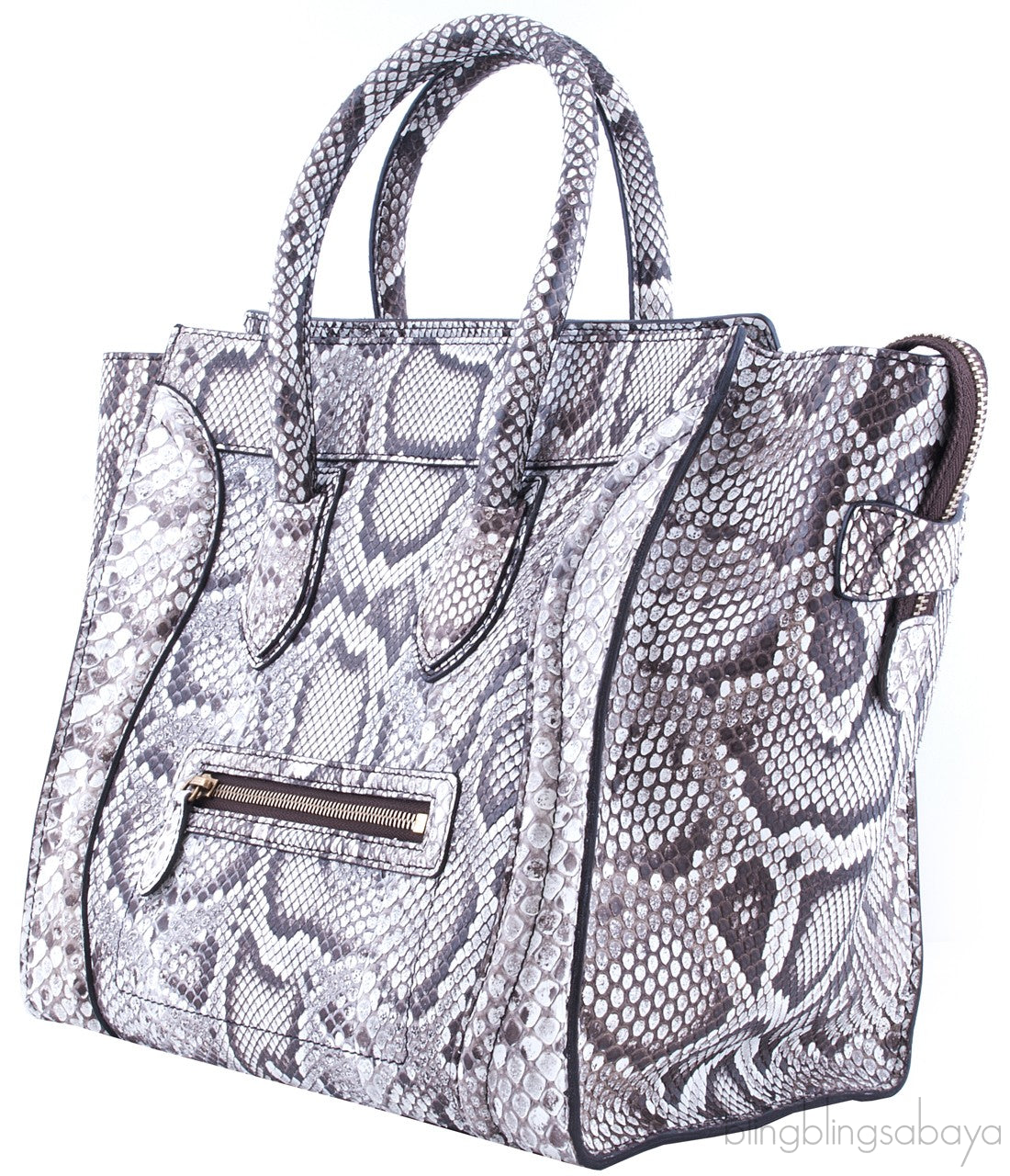Mini Luggage Natural Python