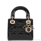 Mini Lady Dior Black Quilted Leather GHW