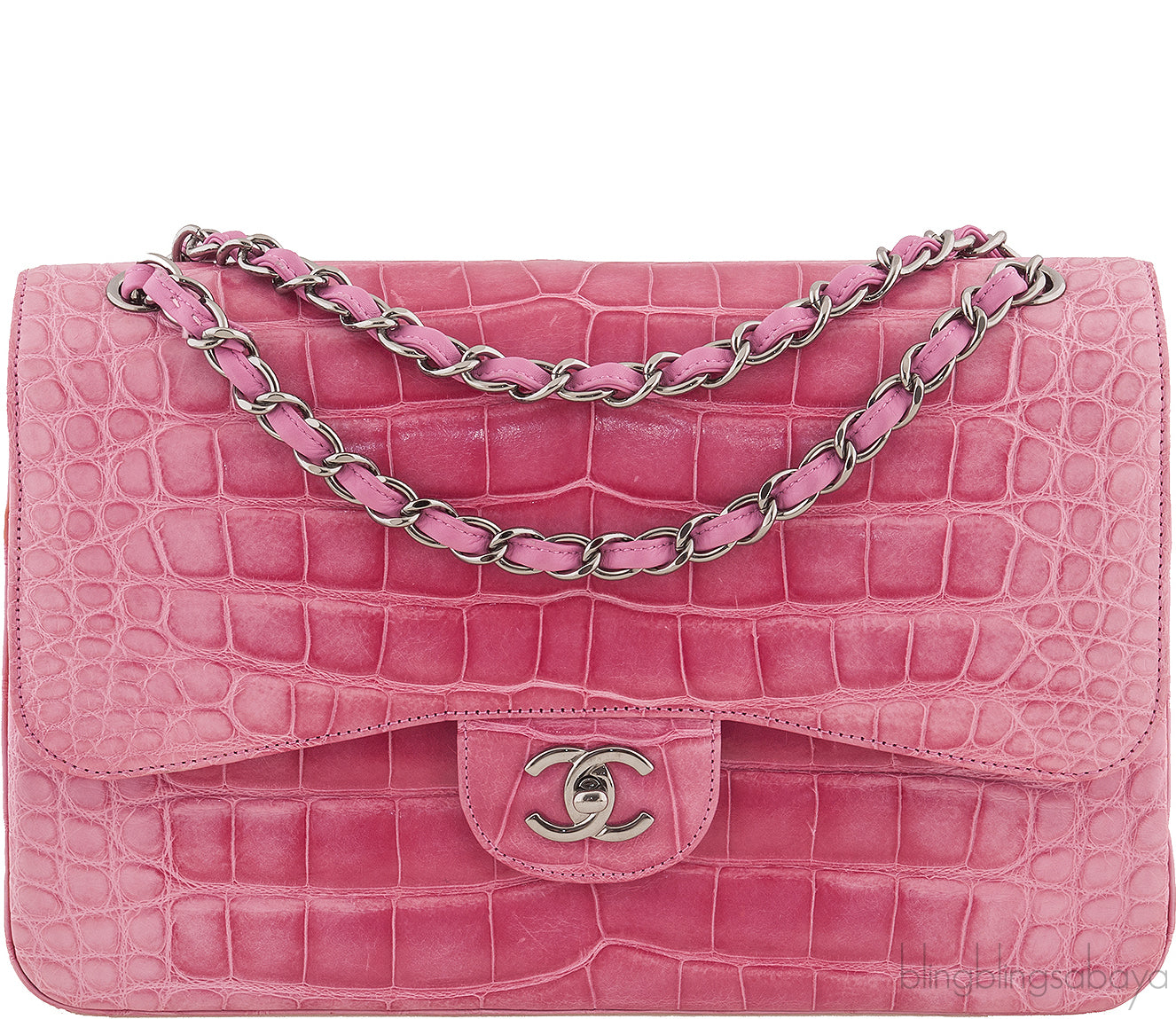 Gradient Pink Jumbo Crocodile