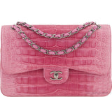Gradient Pink Jumbo Crocodile