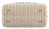 Lady Dior Natural Wicker & Dior Oblique Medium