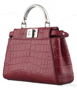 Red Micro Crocodile Peekaboo