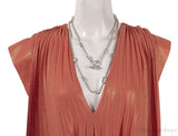 Farandole Long Silver Necklace 120