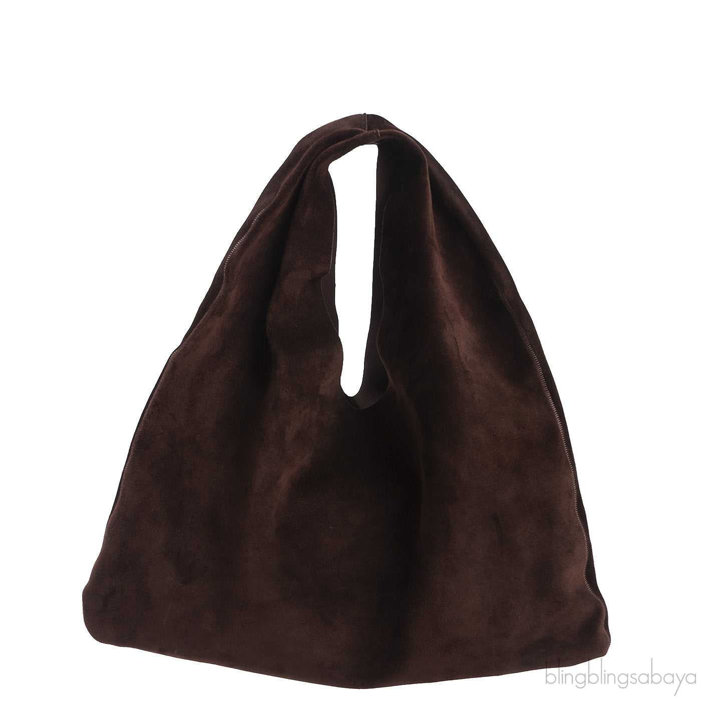 Espresso Ans Bindle Small Leather Tote Bag