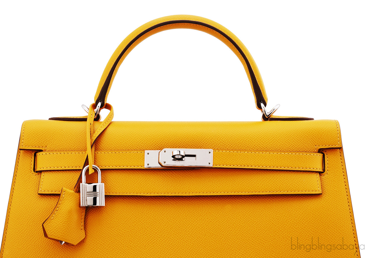 Kelly 32 Jaune d\'Or Epsom PHW