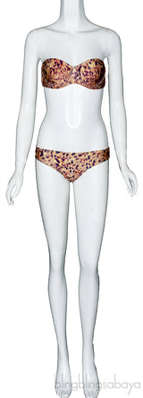 Tiger Print Bikini & Top