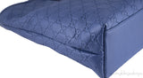 Blue Guccissima Monogram Cabas