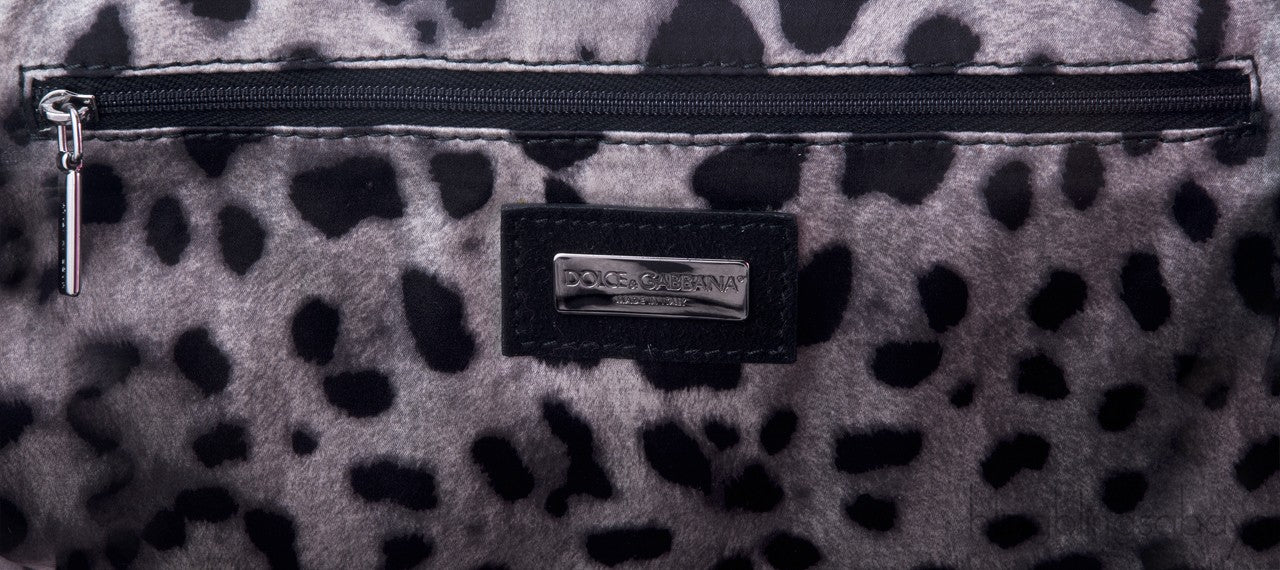 Fur Embellished Clutch Shoulder Bag