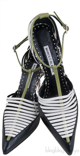 Multi-color Strappy Heels