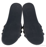 Chanel Blue Chain Slip-on Sandals