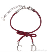 Vintage CD Dangle Bracelet & Heart Pendant