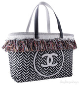 Large CC Beach Tote Bag