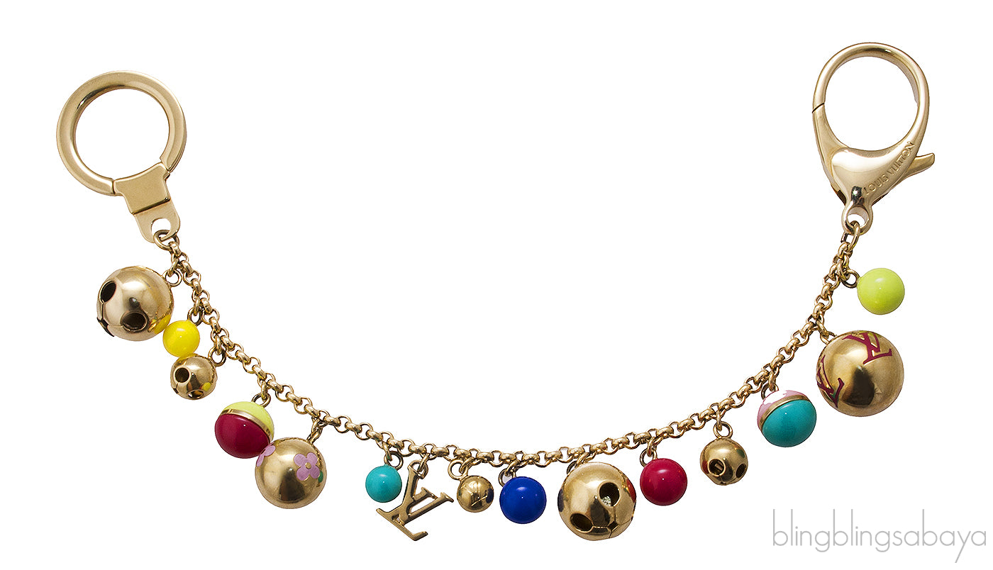 Multicolor Grelots Chain Bag Charm