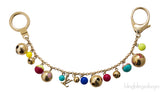 Multicolor Grelots Chain Bag Charm