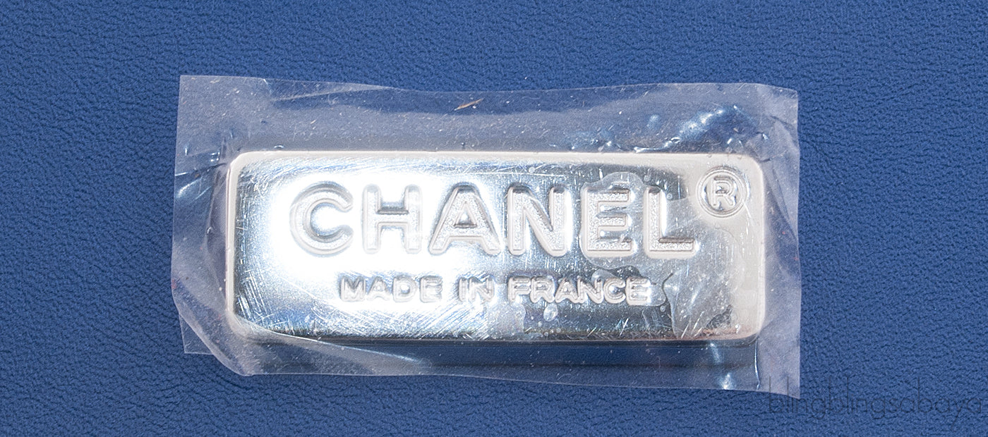 Chanel Classic Blue Python Jumbo Flap Bag