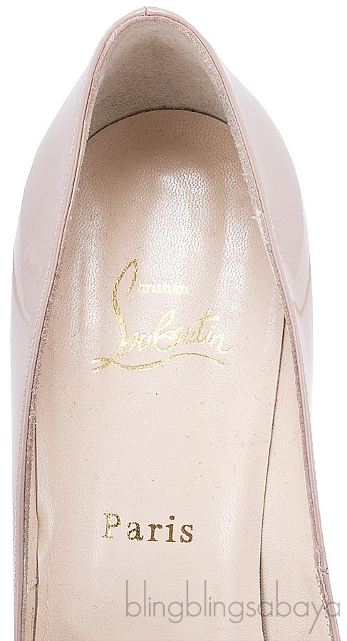 Very Prive 120 Nude Peep Toe Pump